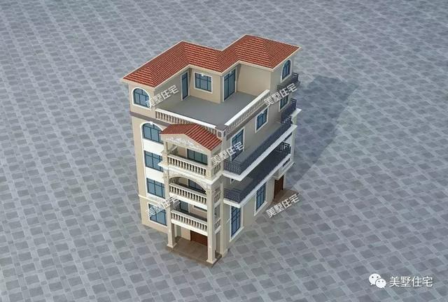 占地不到100平的農村別墅設計圖，適合宅基地小的家庭建造