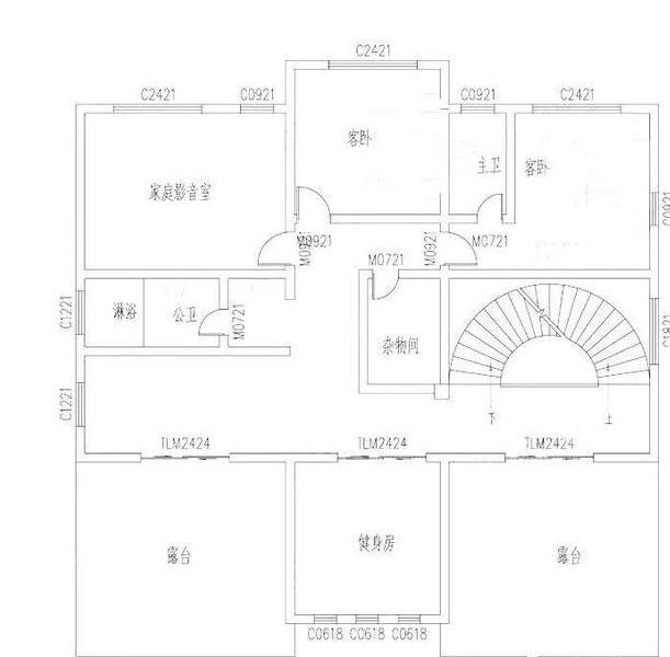 16×16米帶挑空客廳豪華三層農(nóng)村別墅設(shè)計效果圖，造價65萬，框架結(jié)構(gòu)