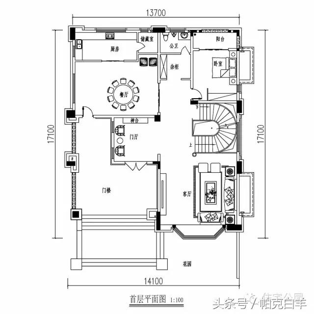 10套經(jīng)典帶車庫新農(nóng)村自建房設(shè)計圖分享，戶型方正實用