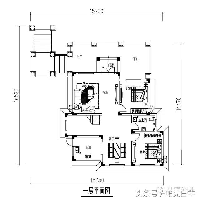 10套經(jīng)典帶車庫新農(nóng)村自建房設(shè)計圖分享，戶型方正實用