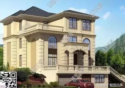 10套經(jīng)典帶車庫新農(nóng)村自建房設(shè)計圖分享，戶型方正實用