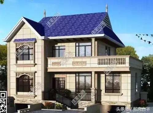 10套經(jīng)典帶車庫新農(nóng)村自建房設(shè)計圖分享，戶型方正實用