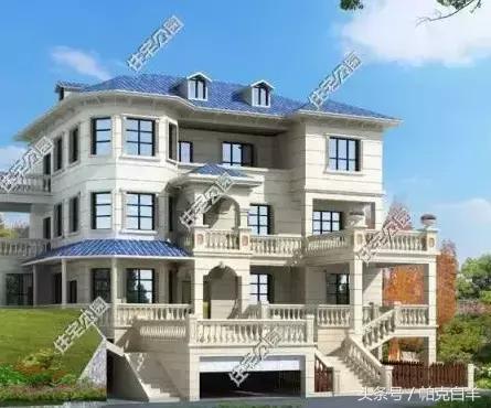 10套經(jīng)典帶車庫新農(nóng)村自建房設(shè)計圖分享，戶型方正實用