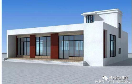 2款一層農(nóng)村別墅設(shè)計(jì)圖，外表樸素簡約，內(nèi)在功能齊全，造價(jià)也非常經(jīng)濟(jì)