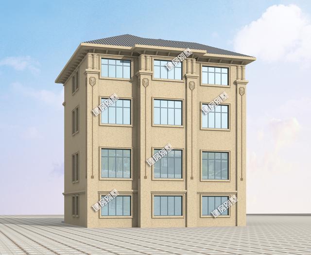 四層別墅設(shè)計圖，帶地下車庫，客廳挑空設(shè)計，真是美極了