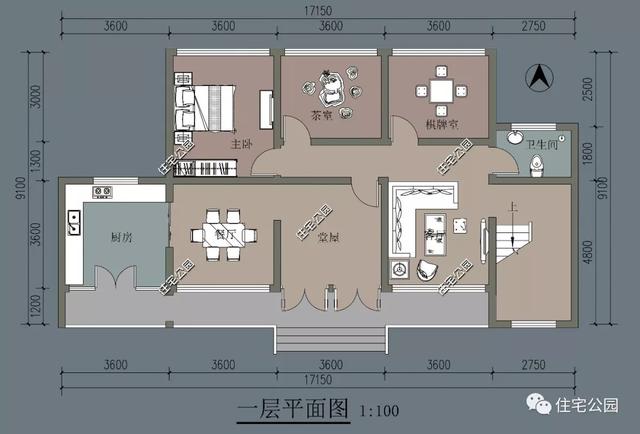 9×17米農(nóng)村中式自建房設(shè)計(jì)圖，這款設(shè)計(jì)不比歐式的差