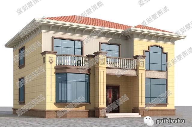 二層農(nóng)村自建房設(shè)計圖紙，造型上設(shè)計特別，室內(nèi)布局也符合現(xiàn)代人的需求