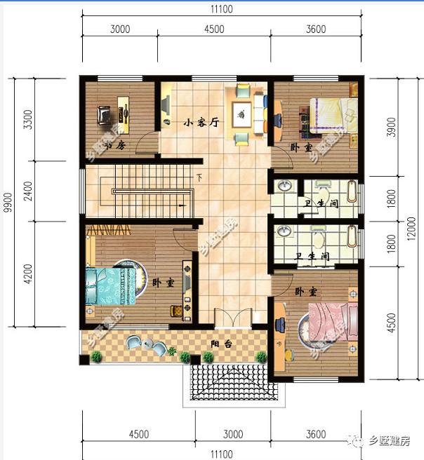 兩款性價比超高的二層農(nóng)村別墅設(shè)計圖，精致實用