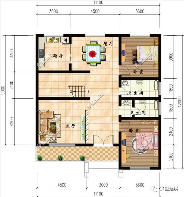 兩款性價比超高的二層農(nóng)村別墅設(shè)計圖，精致實用