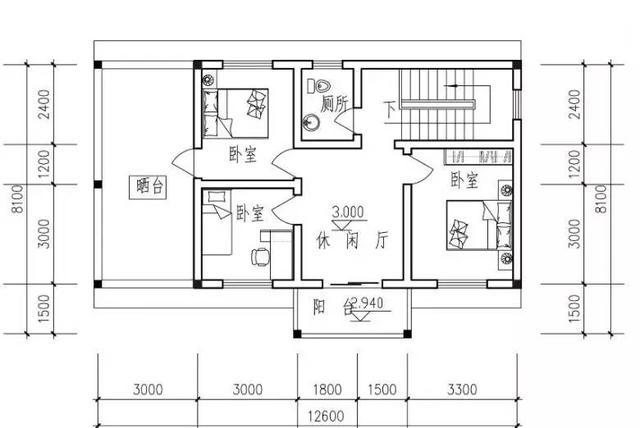 3款造價30萬以內(nèi)農(nóng)村二層樓房設計圖，每一套圖紙設計均有自己的特點