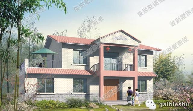 3款造價30萬以內(nèi)農(nóng)村二層樓房設計圖，每一套圖紙設計均有自己的特點