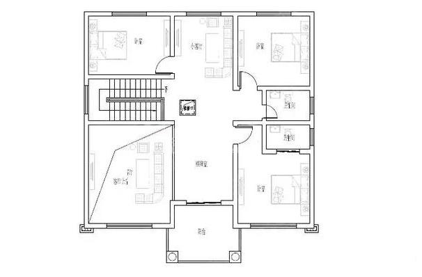 3款造價30萬以內(nèi)農(nóng)村二層樓房設計圖，每一套圖紙設計均有自己的特點