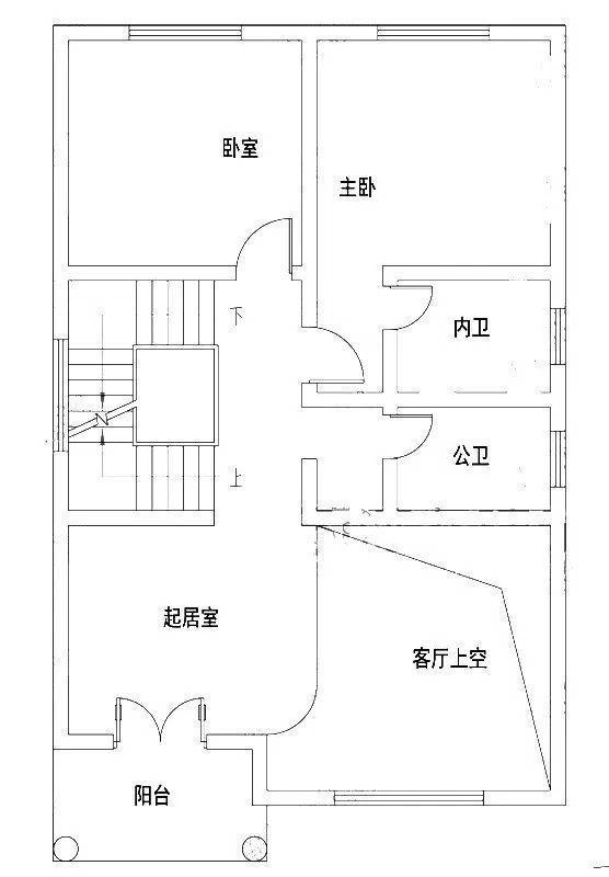 2款三層帶挑空客廳小洋樓別墅設計圖，無挑空，不豪華，戶型豪華大氣