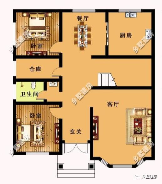 2款主體造價20萬左右的別墅設(shè)計圖參考
