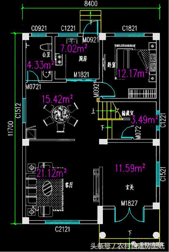 3款20萬就能搞定的二層農(nóng)村自建房設(shè)計圖，4間臥室還帶堂屋