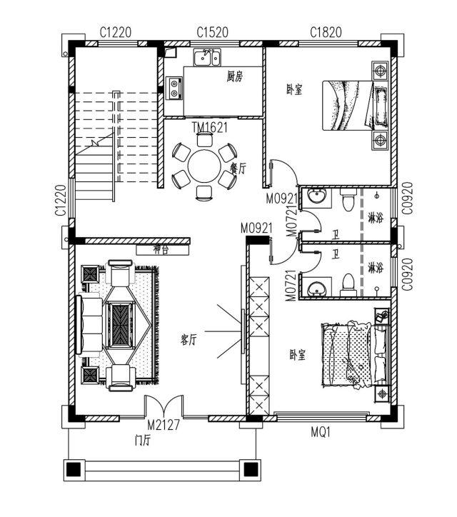 帶空中花園的歐式三層農(nóng)村別墅設計圖，讓你享受高端大氣奢華的生活