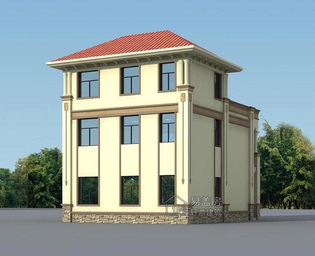 帶空中花園的歐式三層農(nóng)村別墅設計圖，讓你享受高端大氣奢華的生活