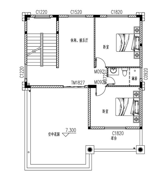 帶空中花園的歐式三層農(nóng)村別墅設計圖，讓你享受高端大氣奢華的生活