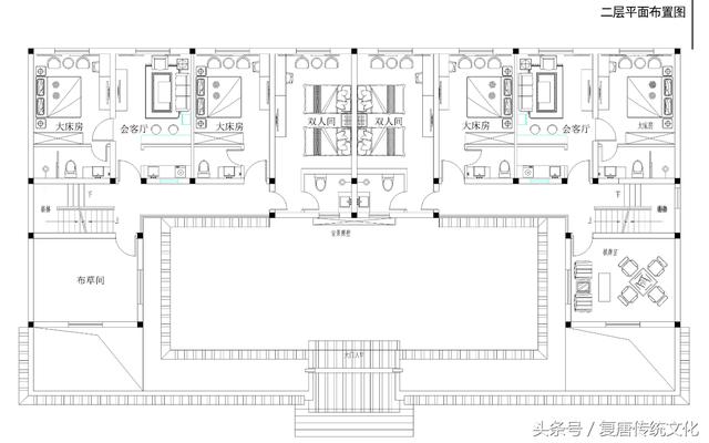三層中式別墅設(shè)計(jì)圖，簡(jiǎn)約大氣，真正的豪宅