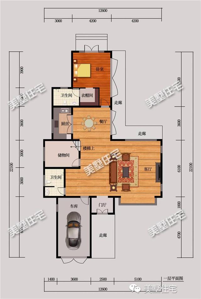 12X22米中式三層別墅設(shè)計(jì)圖，主體造價(jià)55萬，精致漂亮