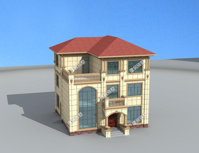 帶挑空客廳三層別墅設計圖，內(nèi)置布局非常合理，一眼看去很吸引人