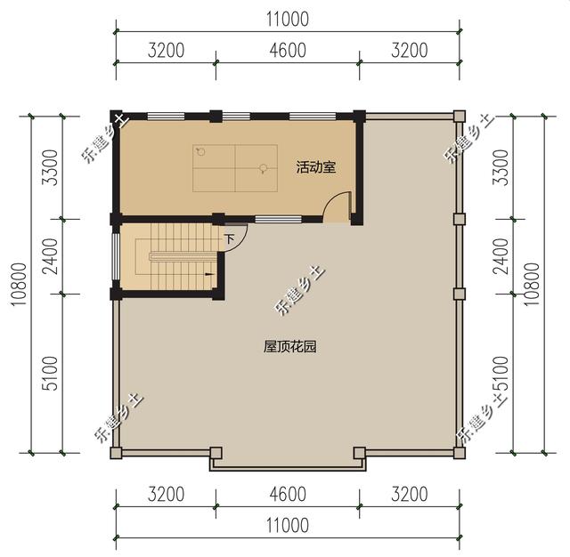 11X11米兩層半歐式別墅設(shè)計(jì)，方正大方，非常實(shí)用