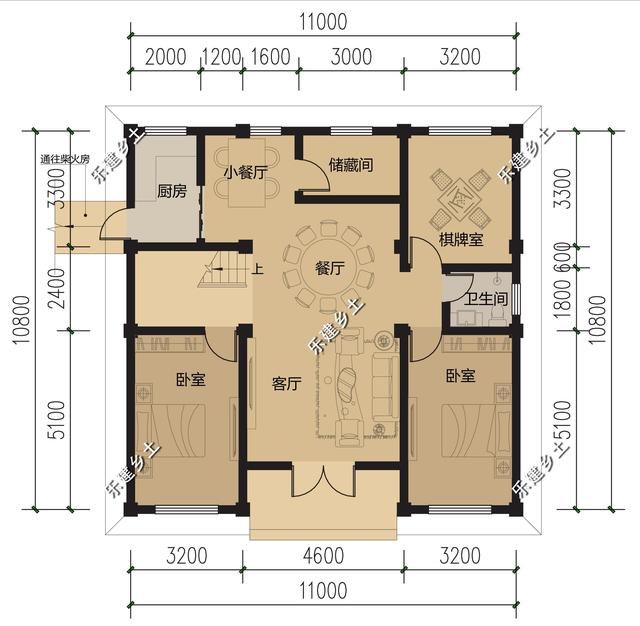 11X11米兩層半歐式別墅設(shè)計(jì)，方正大方，非常實(shí)用