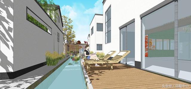 三兄弟合力建的四棟別墅設計圖，一棟給父母，方便以后照顧父母