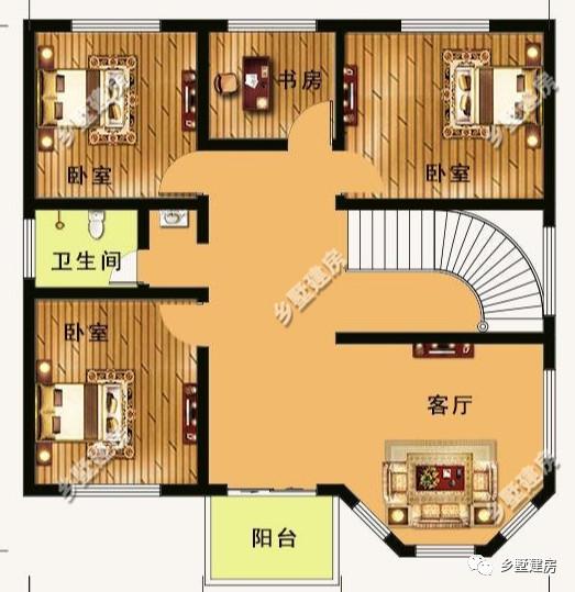 這幾款自建別墅設(shè)計(jì)，性價(jià)比挺高的，主體造價(jià)20萬(wàn)左右