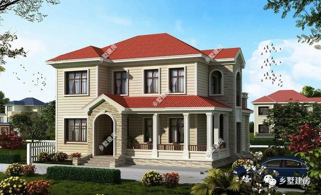 2款不同風(fēng)格的二層農(nóng)村自建房別墅設(shè)計(jì)，適合你嗎？