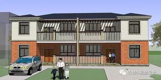 58款兄弟雙拼農(nóng)村別墅圖片來(lái)襲，自建雙拼的可以參考哦