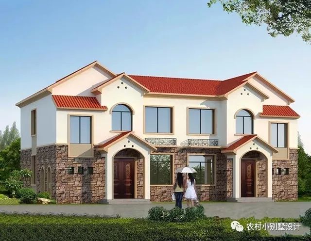 58款兄弟雙拼農(nóng)村別墅圖片來(lái)襲，自建雙拼的可以參考哦