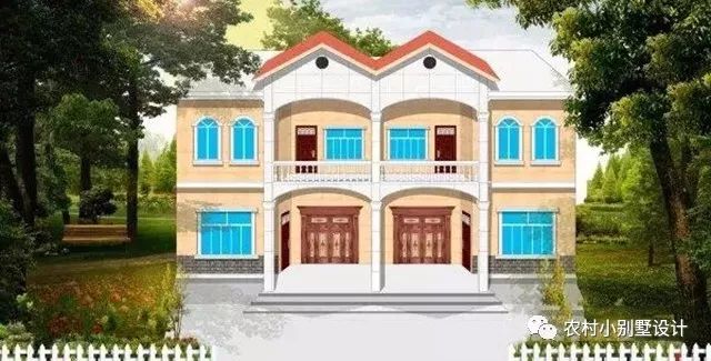 58款兄弟雙拼農(nóng)村別墅圖片來(lái)襲，自建雙拼的可以參考哦