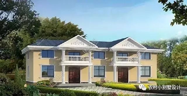 58款兄弟雙拼農(nóng)村別墅圖片來(lái)襲，自建雙拼的可以參考哦