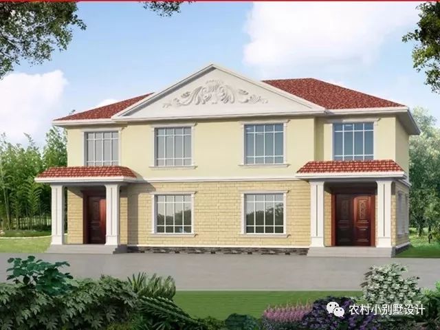 58款兄弟雙拼農(nóng)村別墅圖片來(lái)襲，自建雙拼的可以參考哦