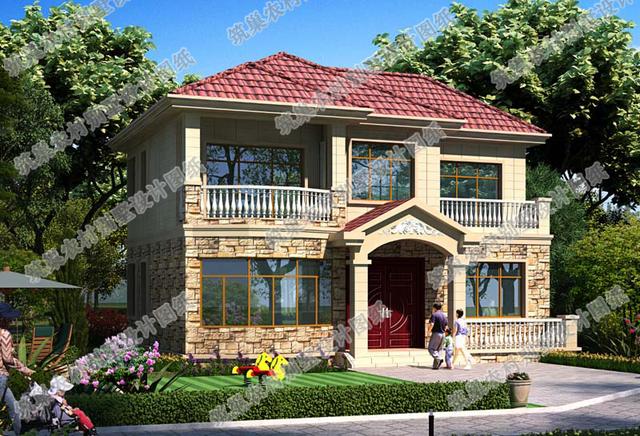 二層農(nóng)村小別墅全套施工圖，美觀大氣，足夠滿足居住和日常享受