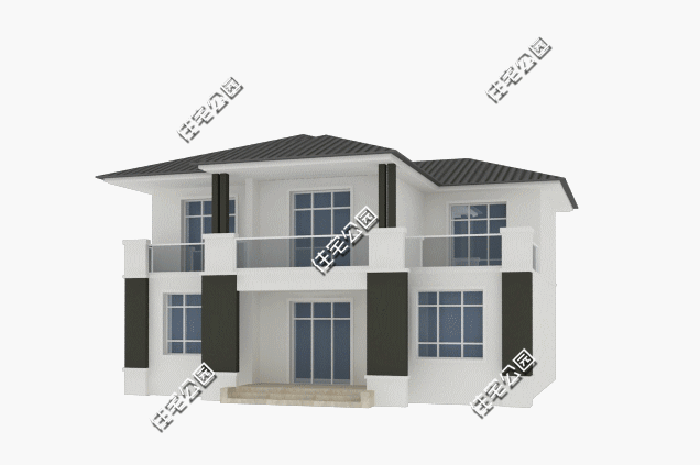 12×12米最適合農(nóng)村建的現(xiàn)代別墅設(shè)計(jì)圖，時(shí)尚靚麗，更符合年輕人的審美