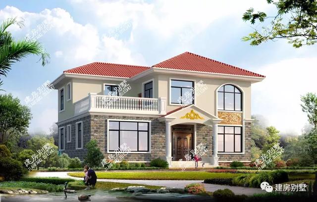 4棟造價差不多的兩層別墅設(shè)計圖，施工簡單，包工頭看了笑呵呵