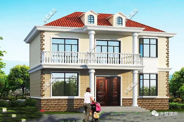 2款農(nóng)村二層小別墅設(shè)計(jì)圖，歐式風(fēng)格還是中式風(fēng)格，你會(huì)怎么選擇