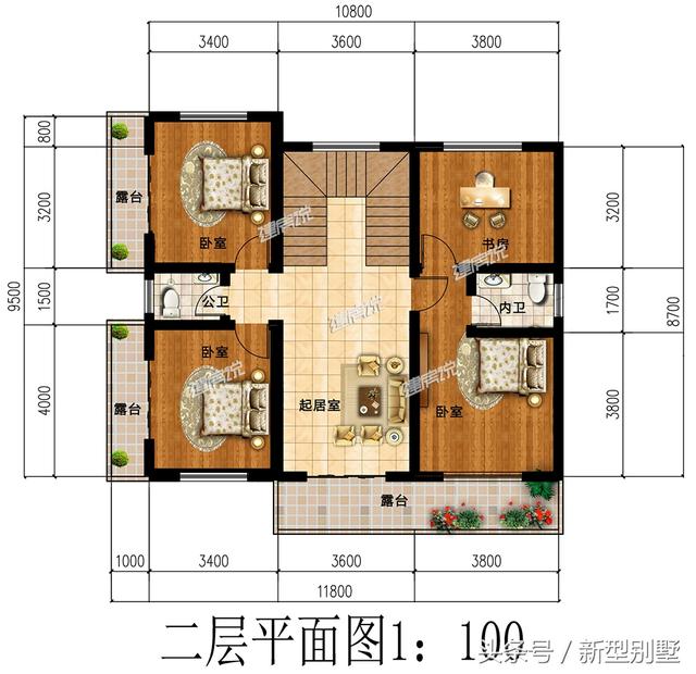 小宅基地也能建豪宅，這款別墅設(shè)計(jì)圖就很好的詮釋了