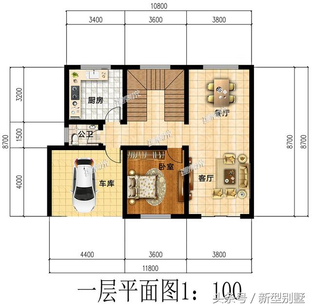 小宅基地也能建豪宅，這款別墅設(shè)計(jì)圖就很好的詮釋了