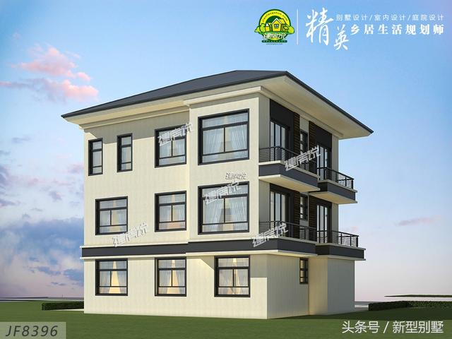 小宅基地也能建豪宅，這款別墅設(shè)計(jì)圖就很好的詮釋了