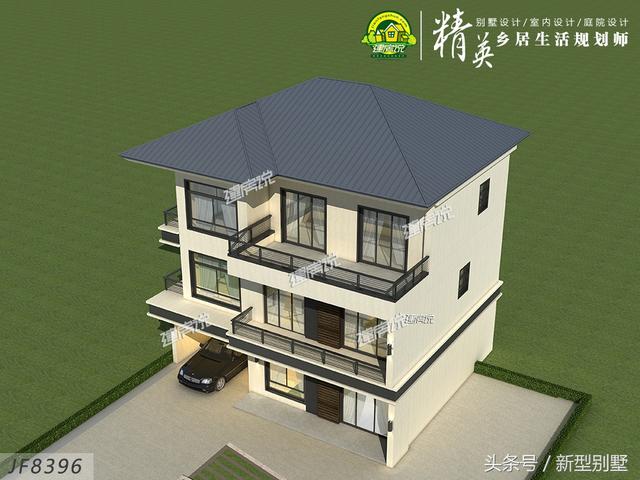 小宅基地也能建豪宅，這款別墅設(shè)計(jì)圖就很好的詮釋了