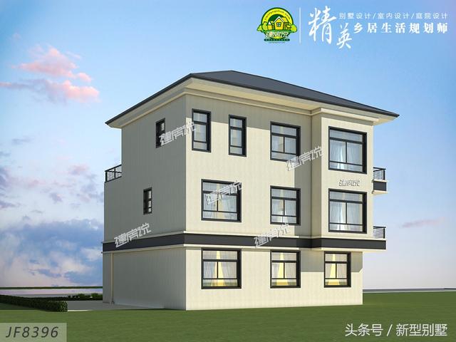 小宅基地也能建豪宅，這款別墅設(shè)計(jì)圖就很好的詮釋了