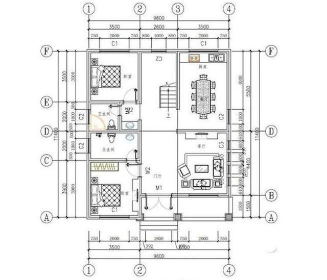 推薦三套小戶型的自建房設(shè)計方案，建筑占地120平米以下，三款戶型任你來挑