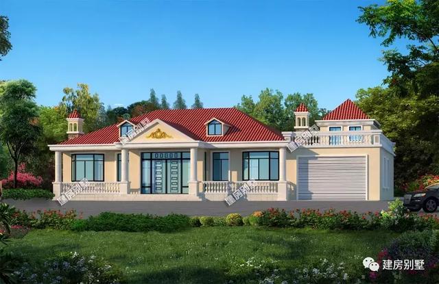 一層自建房也能蓋得很氣派，經(jīng)過合理的設計，也會建的很精致