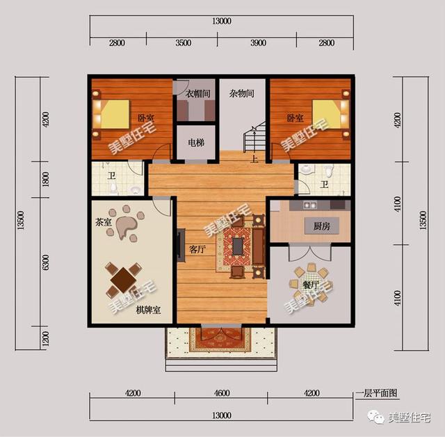 推薦5款帶棋牌室的農(nóng)村自建別墅設(shè)計(jì)圖，布局好外觀靚，村里人肯定羨慕