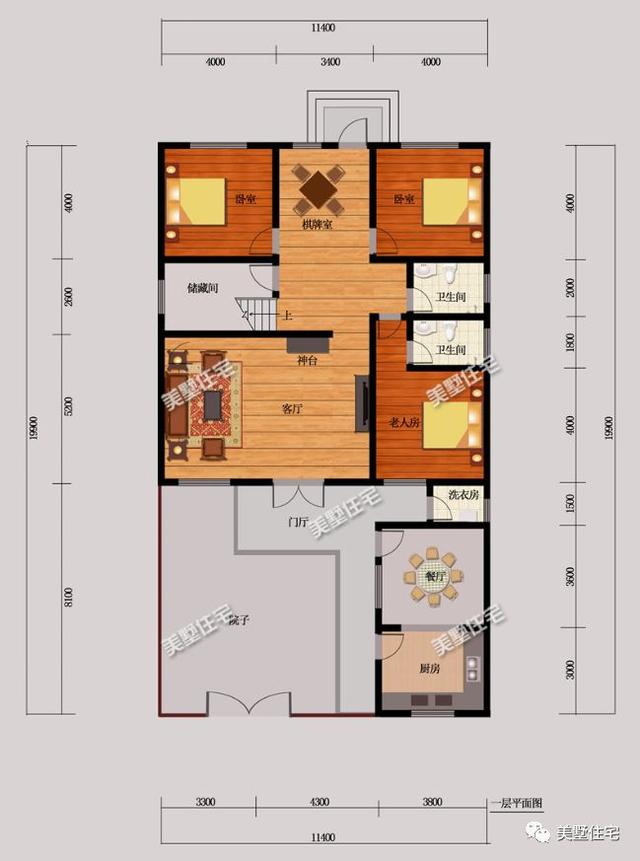 推薦5款帶棋牌室的農(nóng)村自建別墅設(shè)計(jì)圖，布局好外觀靚，村里人肯定羨慕