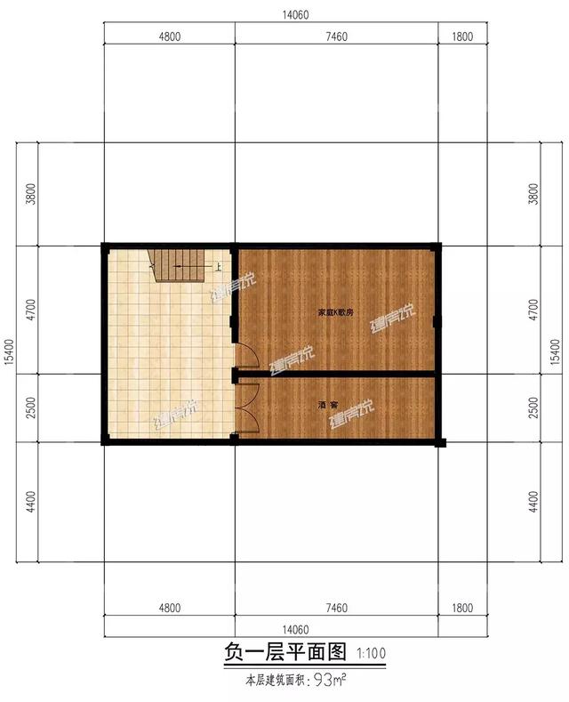 這款二層別墅設計圖，占地兩百多平方，外型極美，絕對稱得上是豪宅