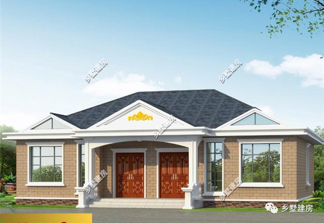 適合在農(nóng)村養(yǎng)老居住的一層別墅設(shè)計(jì)圖，趕緊回家給父母建一棟吧